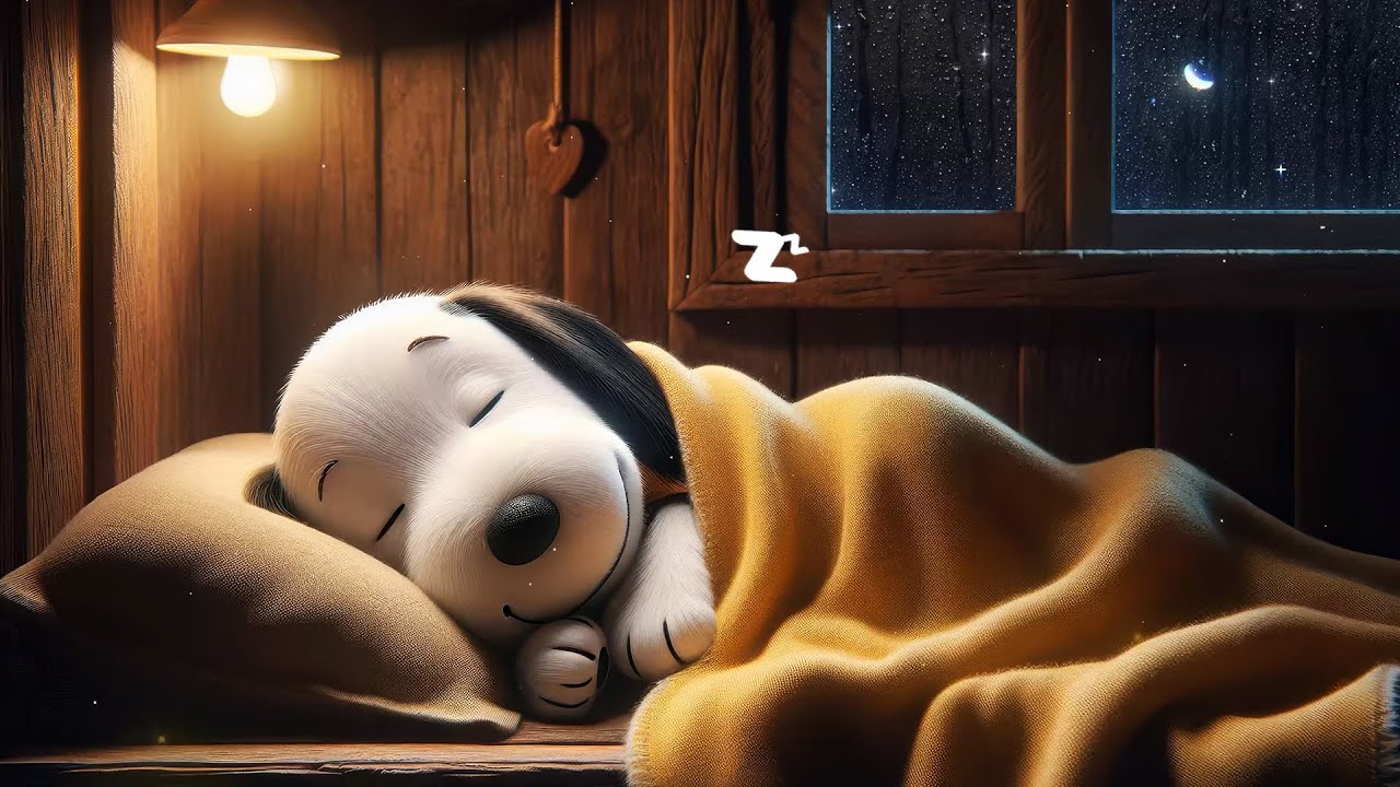 Когда наступает стресс 💤 Снупи рекомендует колыбельную музыку Моцарта и Брамса, которая поможет в...