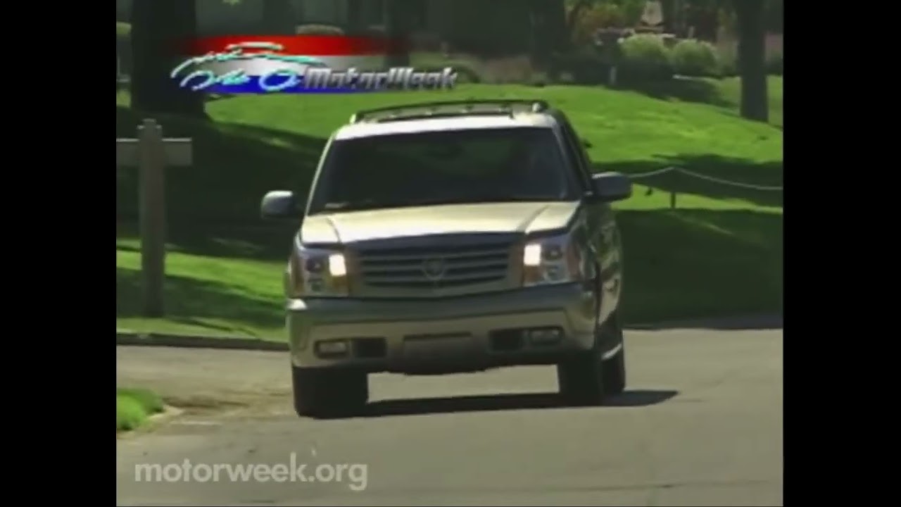 Motorweek 2002 Cadillac Escalade EXT Road Test