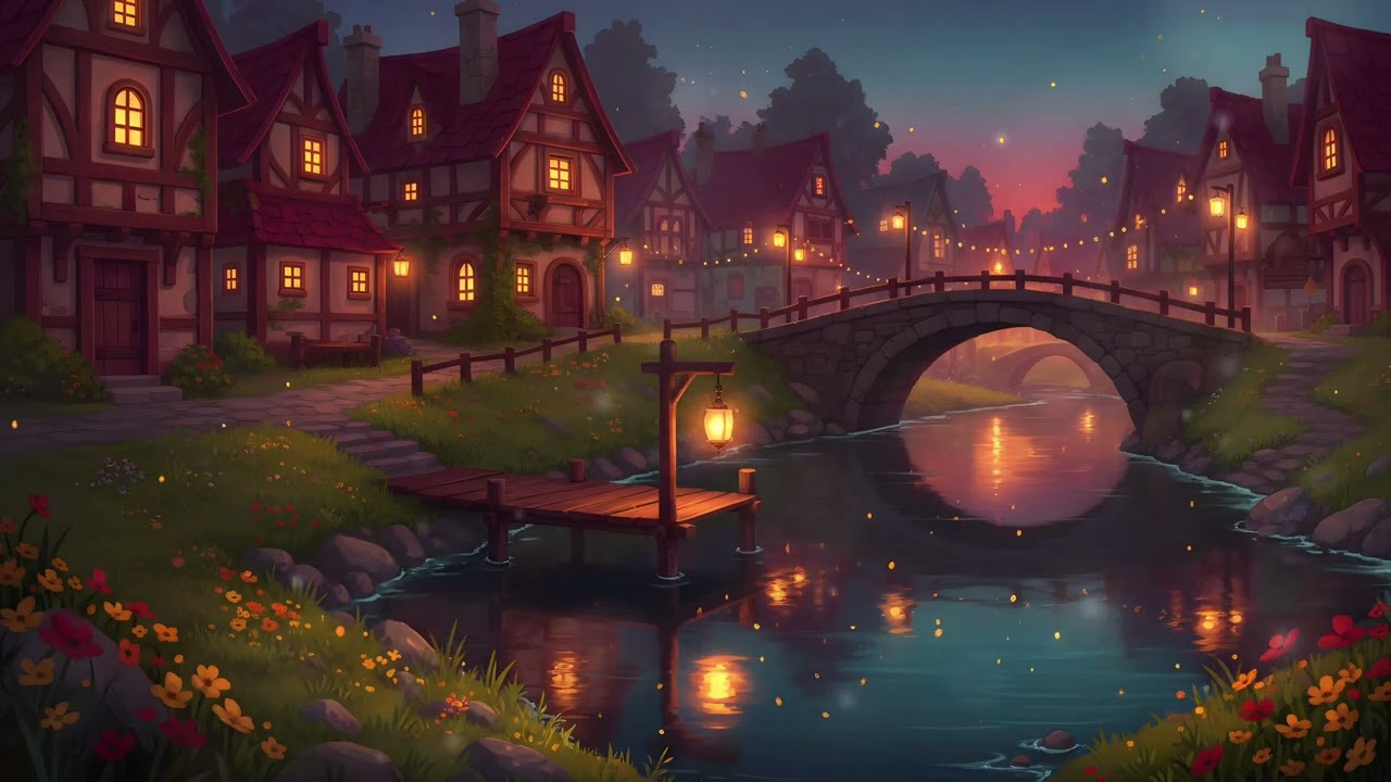 Enchanted Village ✨&nbsp;Ambient Fantasy Lofi 📚 Cozy Lofi Reading and Study Music