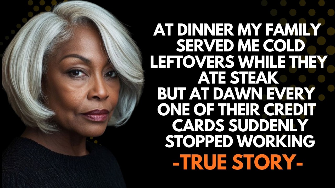 HER STORY FROM CALIFORNIA👵💔 At Dinner They Ate Steak While I Got Leftovers… Then Dawn Changed It All