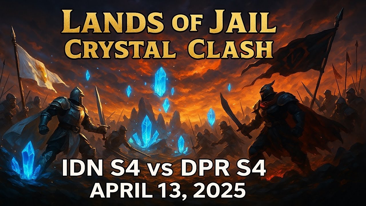 Lands of Jail Crystal Clash 13 April 2025 - IDN S4 vs DPR S4