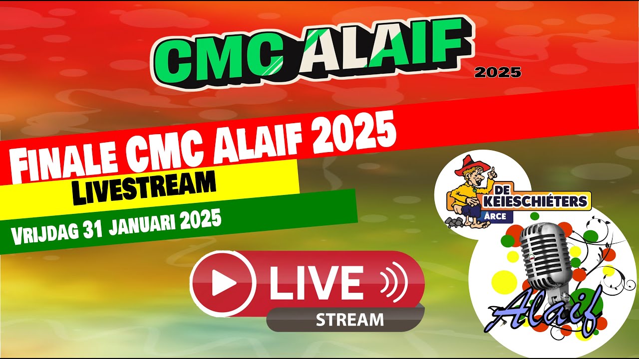 🔴 CMC ALAIF 2025 Finale livestream  vanuit MFA De Schans in Arcen / 