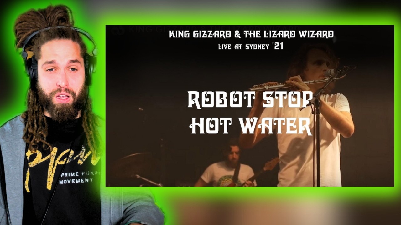 Rapper reacts to King Gizzard & The Lizard Wizard - Robot Stop + Hot Water (Bonnaroo '22)