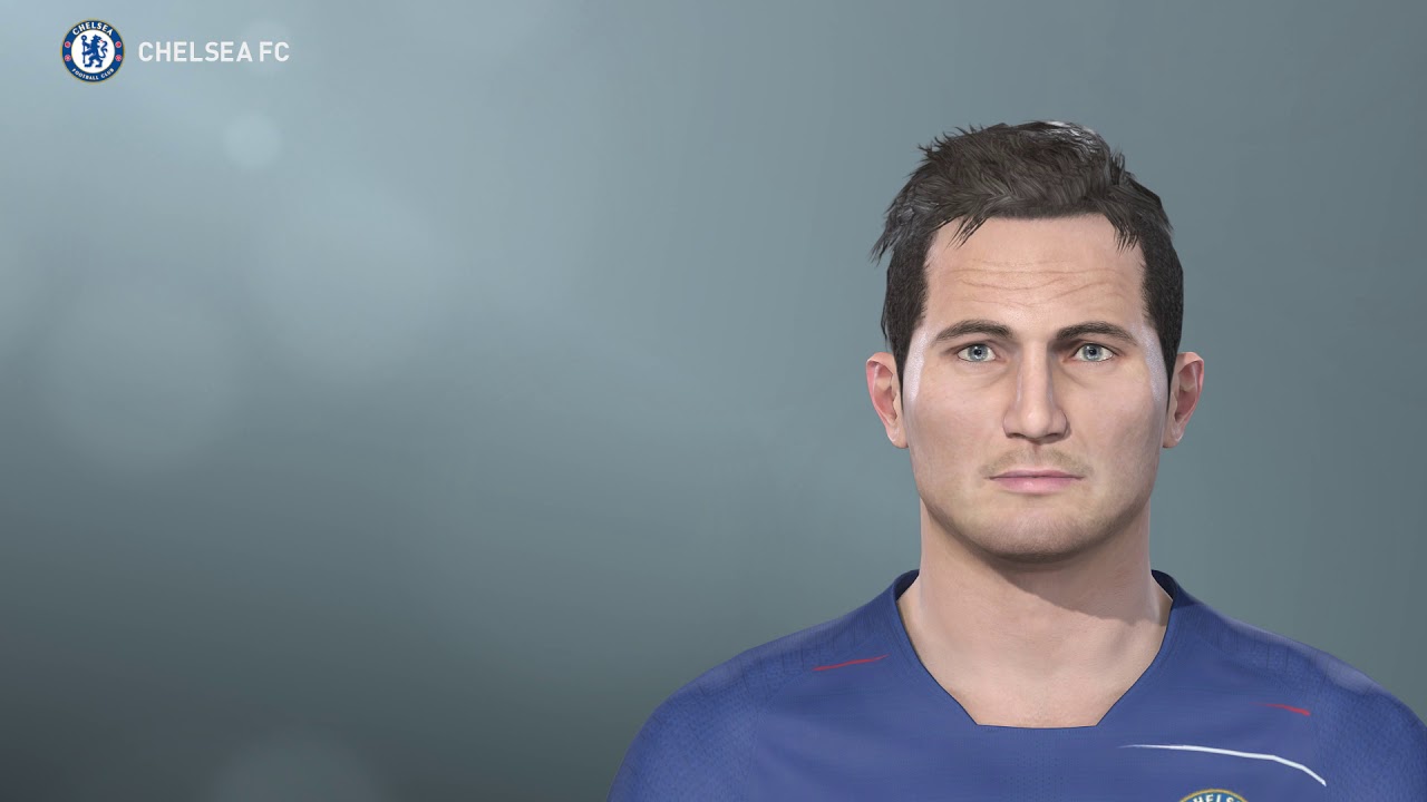 Lampard PES 2019 face build + stats (classic Chelsea)