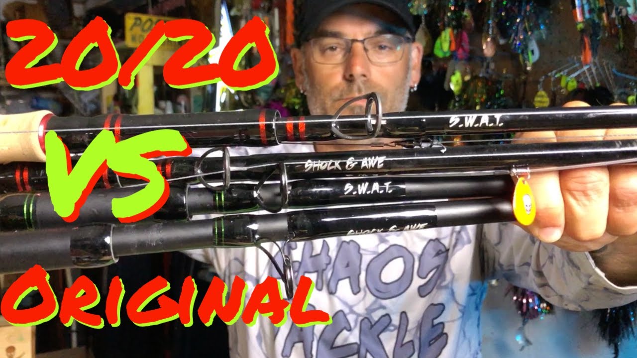 Chaos Tackle Assault Sticks! ORIGINAL VS 20/20! Are they the same flex patterns?