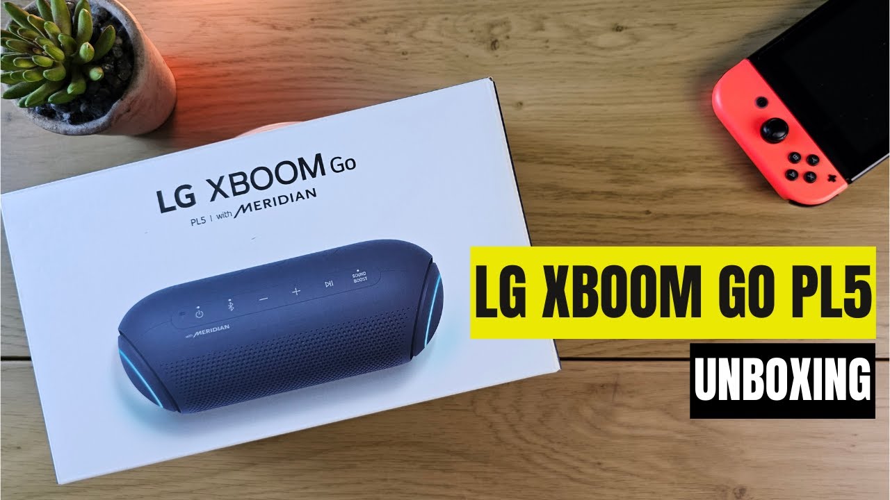 LG XBoom Go PL5 Portable Bluetooth Speaker Unboxing
