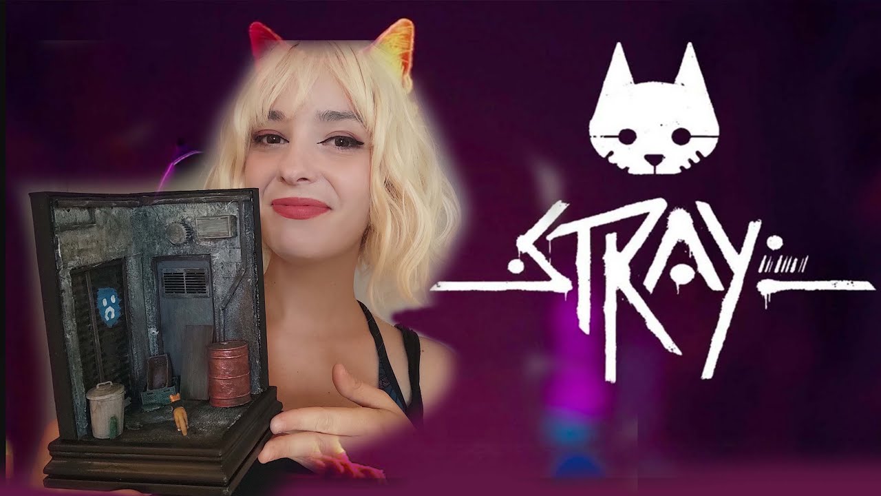 Making a stray game diorama (ASMR NO TALKING)