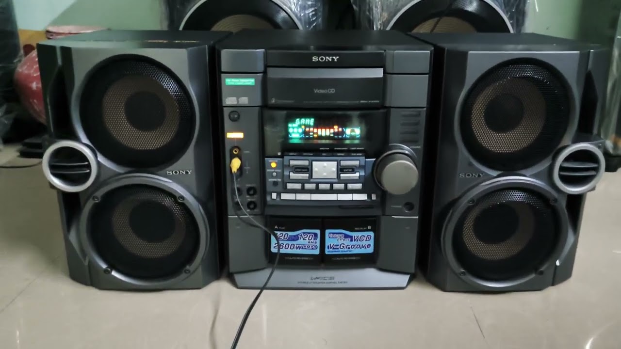 Sony music system mhc vx501 good working system with original remote