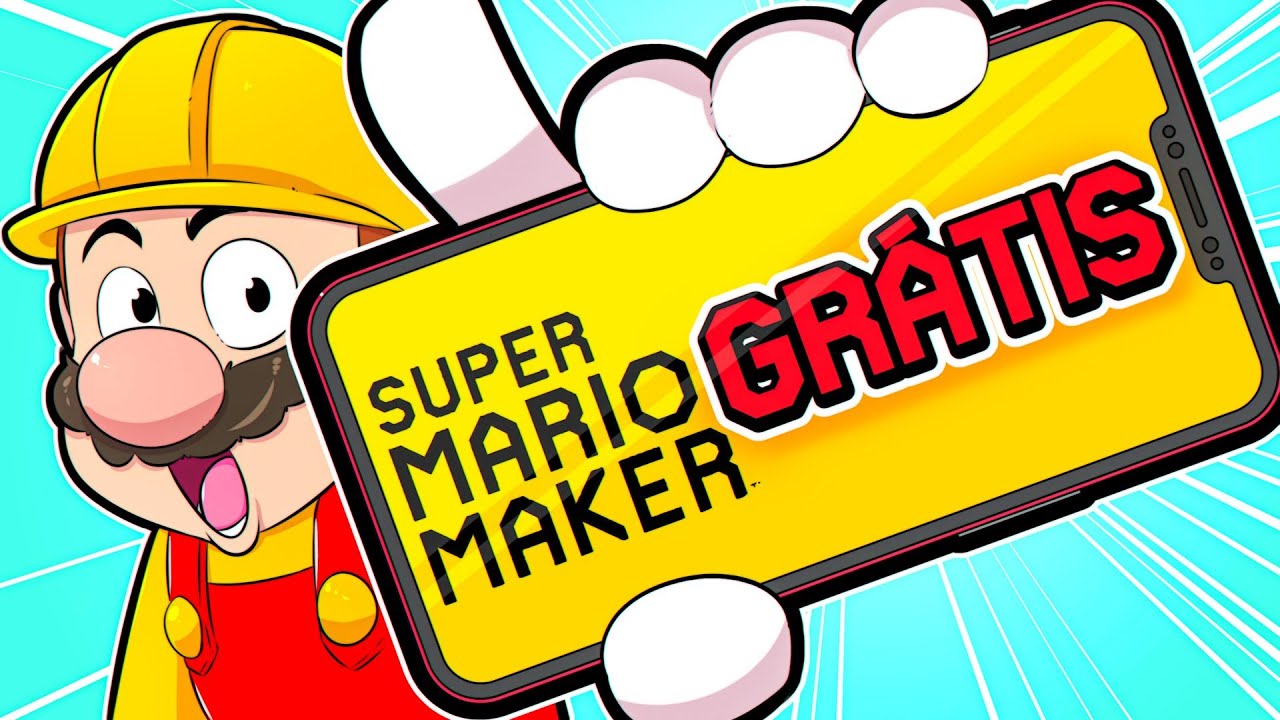 MARIO MAKER GRATUITO PRA CELULAR! (FAN GAME INCRÍVEL)
