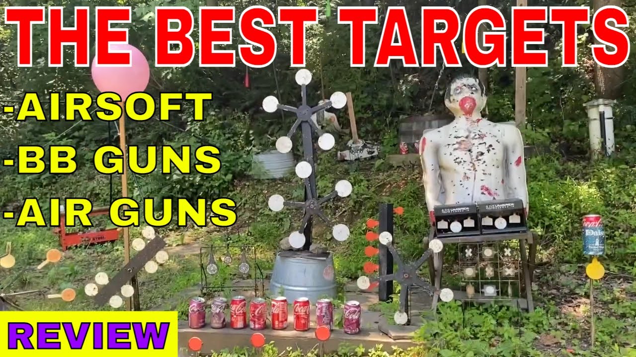 THE BEST AIRSOFT , BB GUN, and AIR GUN TARGETS