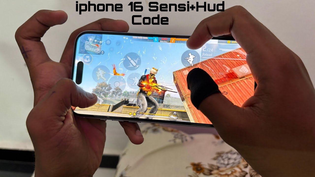 Free Fire iPhone 16 Full Gameplay ♨️ Ultra Smooth FPS | No Lag