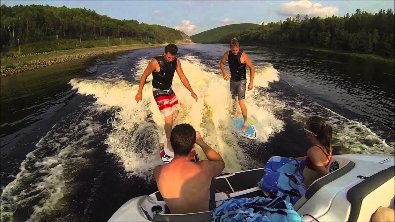 Wake surf riviere st-maurice ete 2015