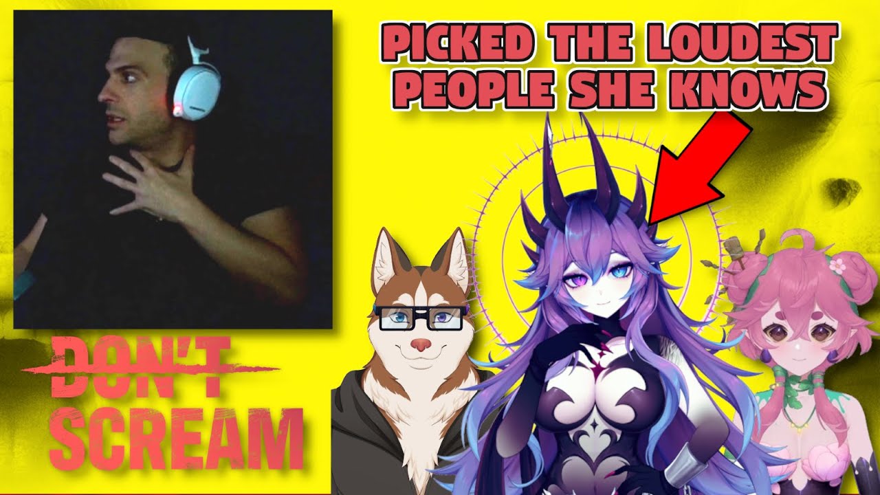 The 4 LOUDEST Streamer Try to NOT Yell- Don't Scream Together