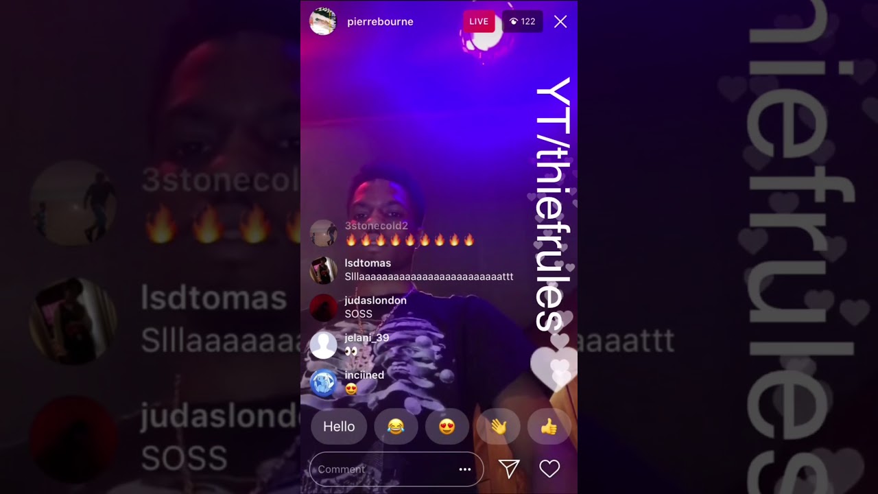 6/18/2018 - Pierre Bourne Playing Unreleased Songs and Beats