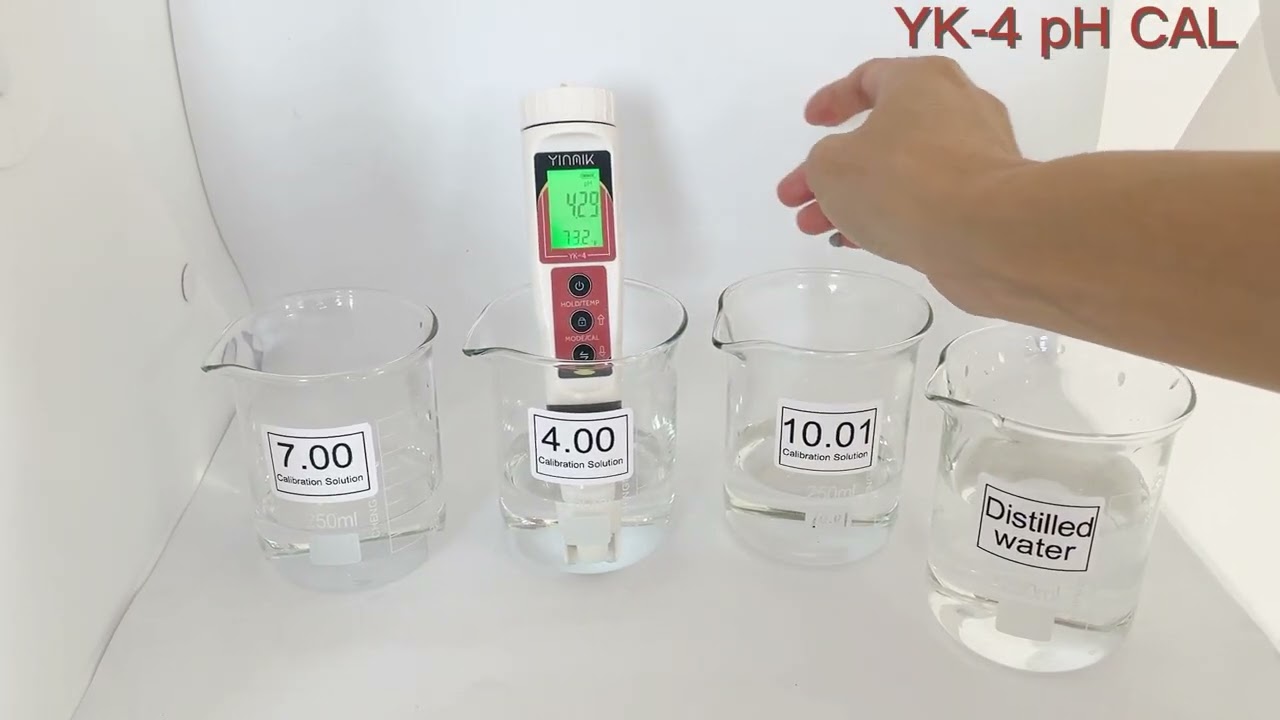 HOW TO CALIBRATE YINMIK YK-4 pH Meter