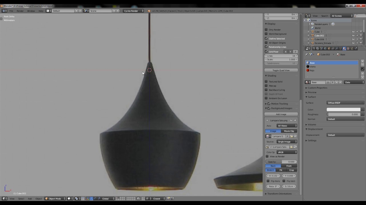 Archviz- Blender y Unreal Engine Parte 7 (Lamparas De Techo)