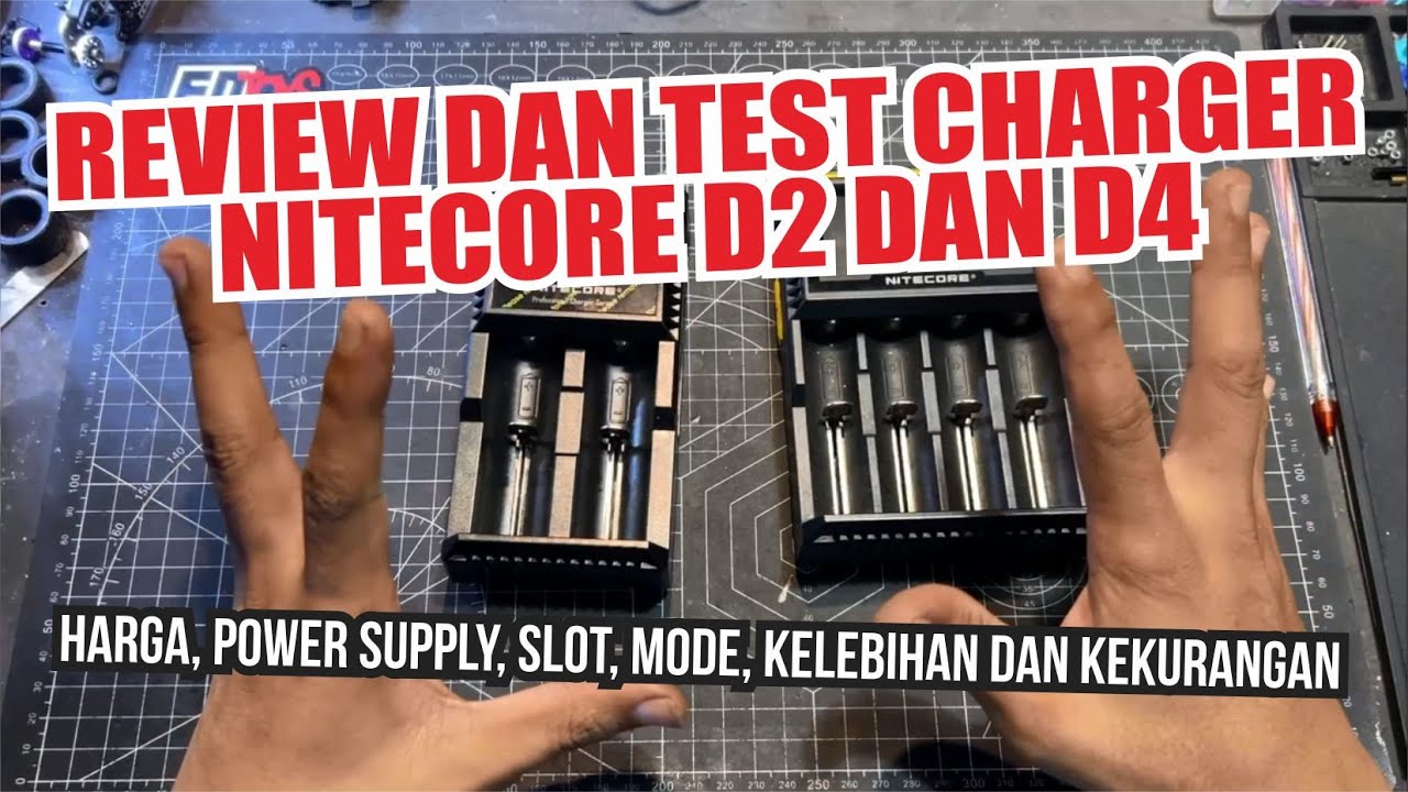 Review Dan Test Charger NItecore D2 dan D4