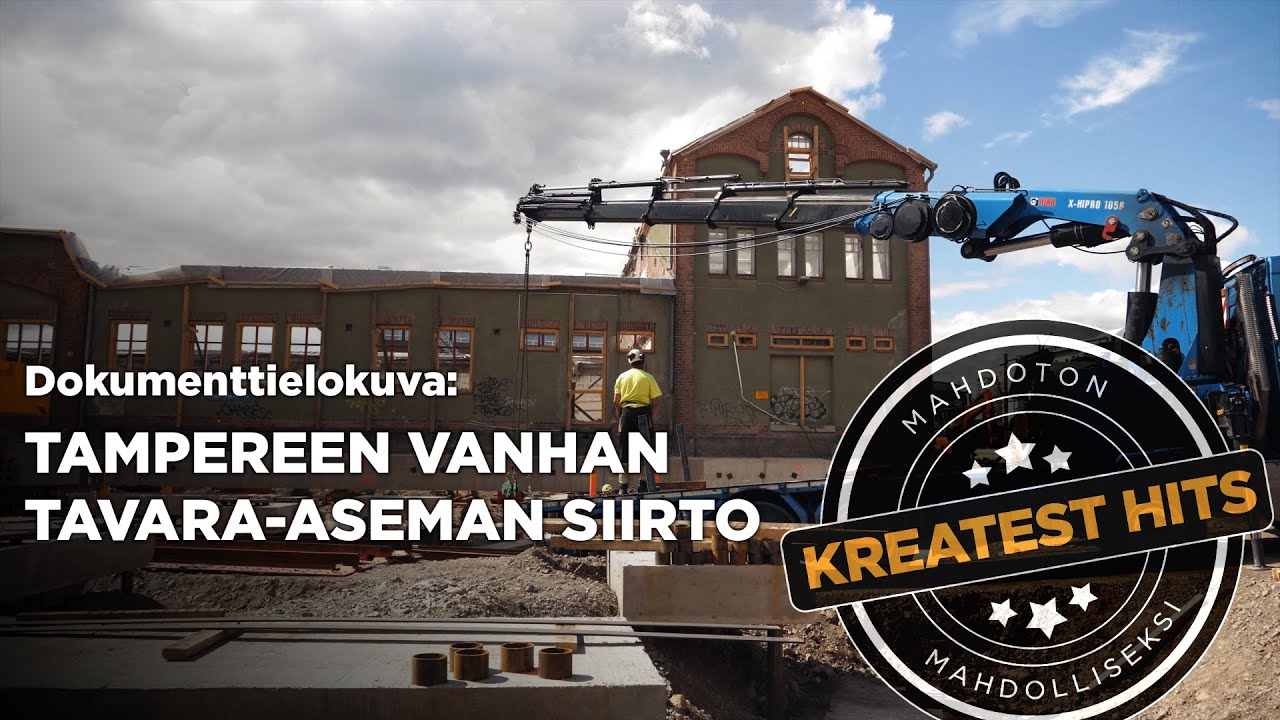 Dokumenttielokuva – Tampereen vanhan tavara-aseman siirto