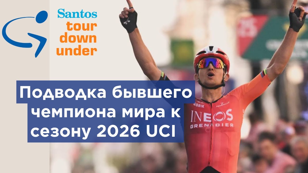 Подготовка Michał Kwiatkowski с INEOS Grenadiers к старту Tour Down Under UCI World Tour