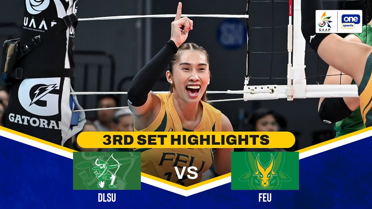 FEU vs DLSU | SET 3 HIGHLIGHTS | UAAP SEASON 88 WOMEN&rsquo;S VOLLEYBALL | APRIL 8, 2026