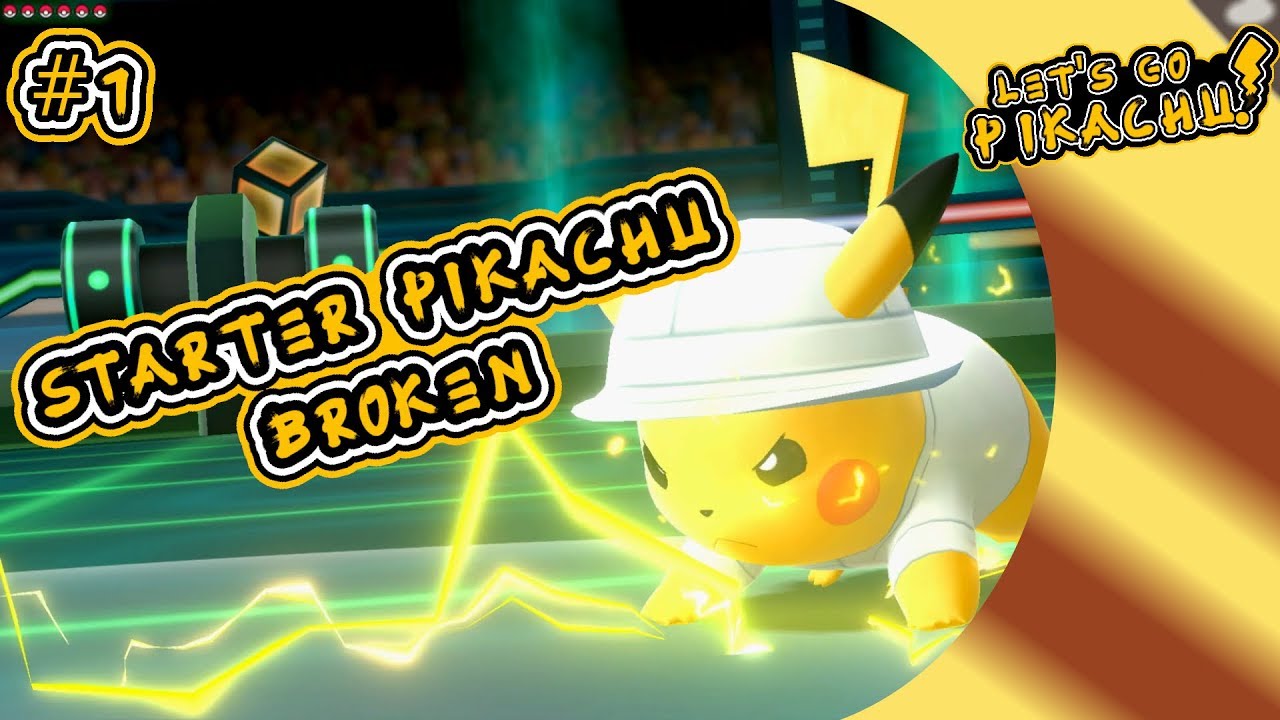 Pokemon LGPE Live Wifi Battles - #1 Starter Pikachu Broken
