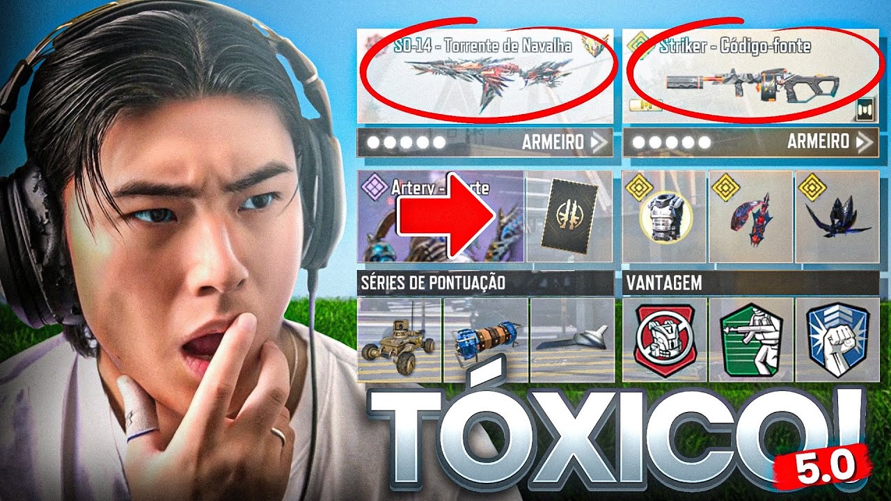 USEI O ARMAMENTO 5.0 MAIS TÓXICO DO COD MOBILE! 🤢