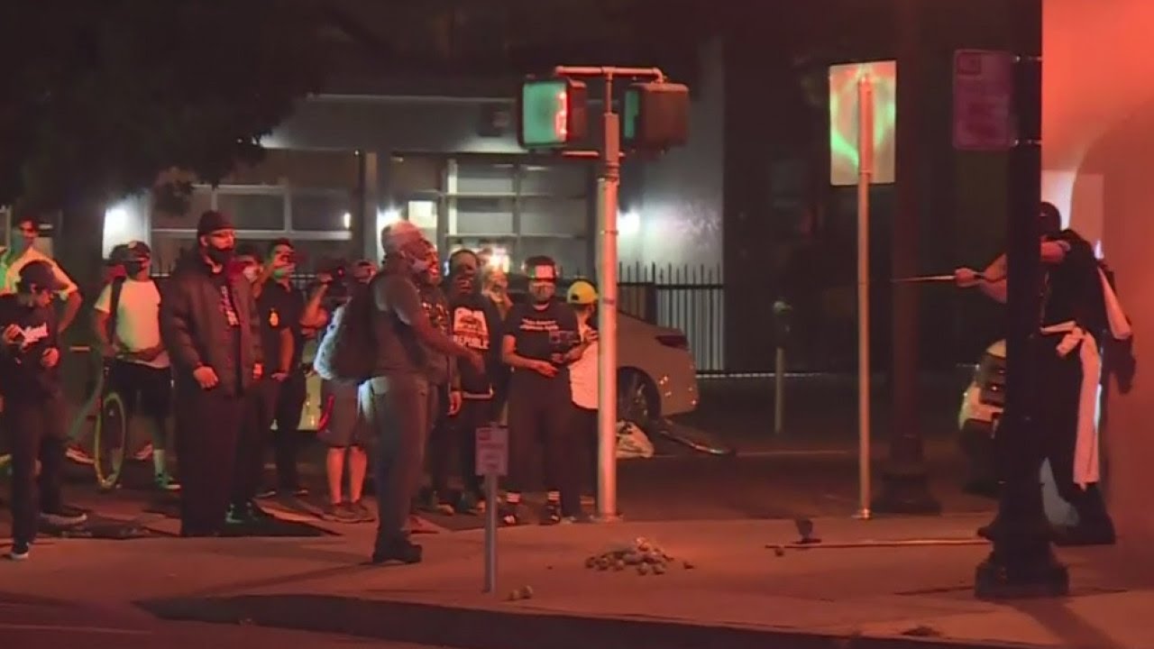 Second Night Of Vandalism Downtown Sacramento