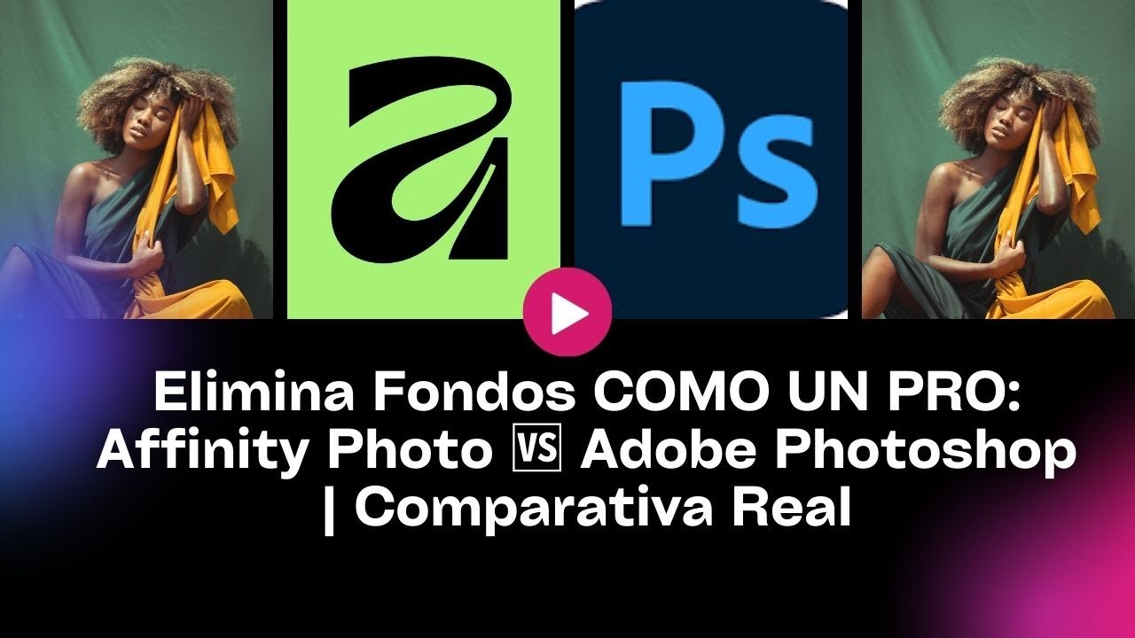 🎨✂️ Elimina Fondos COMO UN PRO: Affinity Photo 🆚 Adobe Photoshop | Comparativa Real