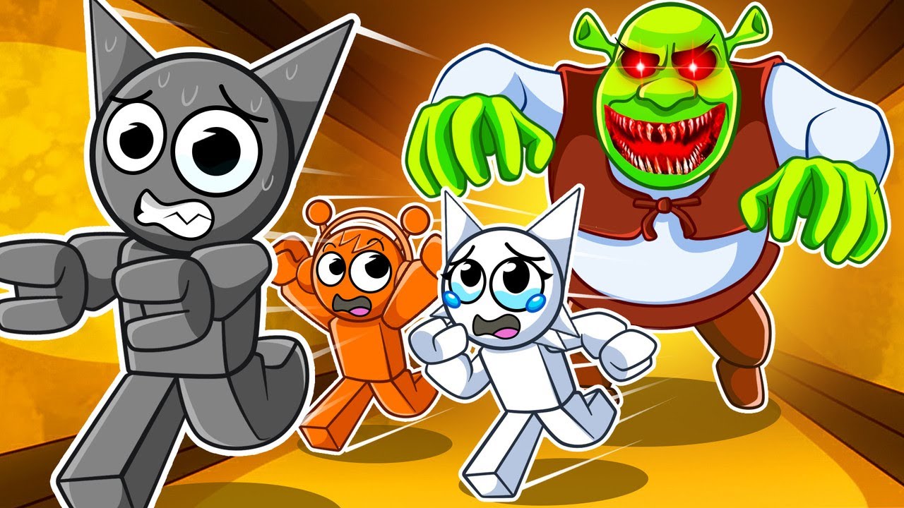Fuja do SHREK ASSUSTADOR no Roblox!