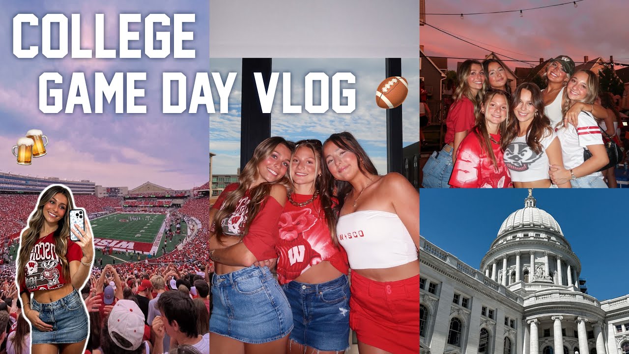 COLLEGE WEEKEND IN MY LIFE | game day vlog & farmers market