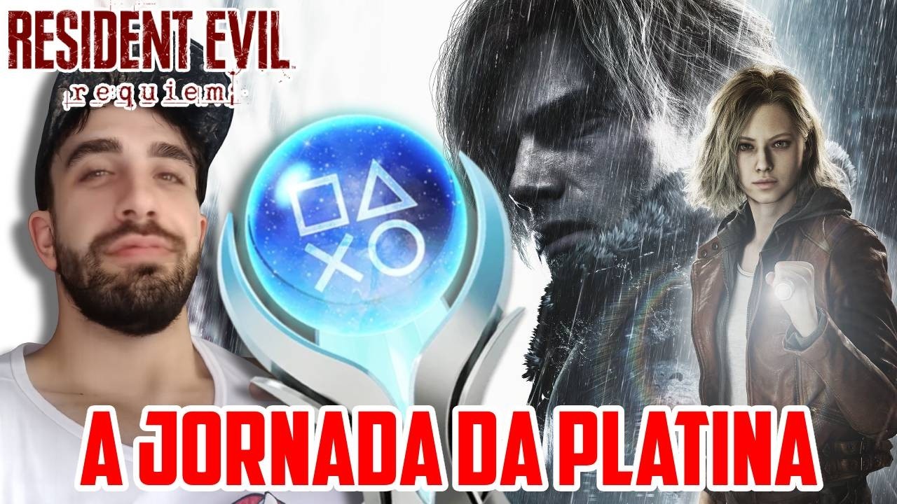 PLATINANDO Resident Evil Requiem - Fazendo o RESTO DAS CONQUISTAS.