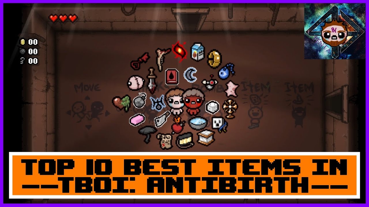 Top 10 Best Items in The Binding of Isaac: Antibirth