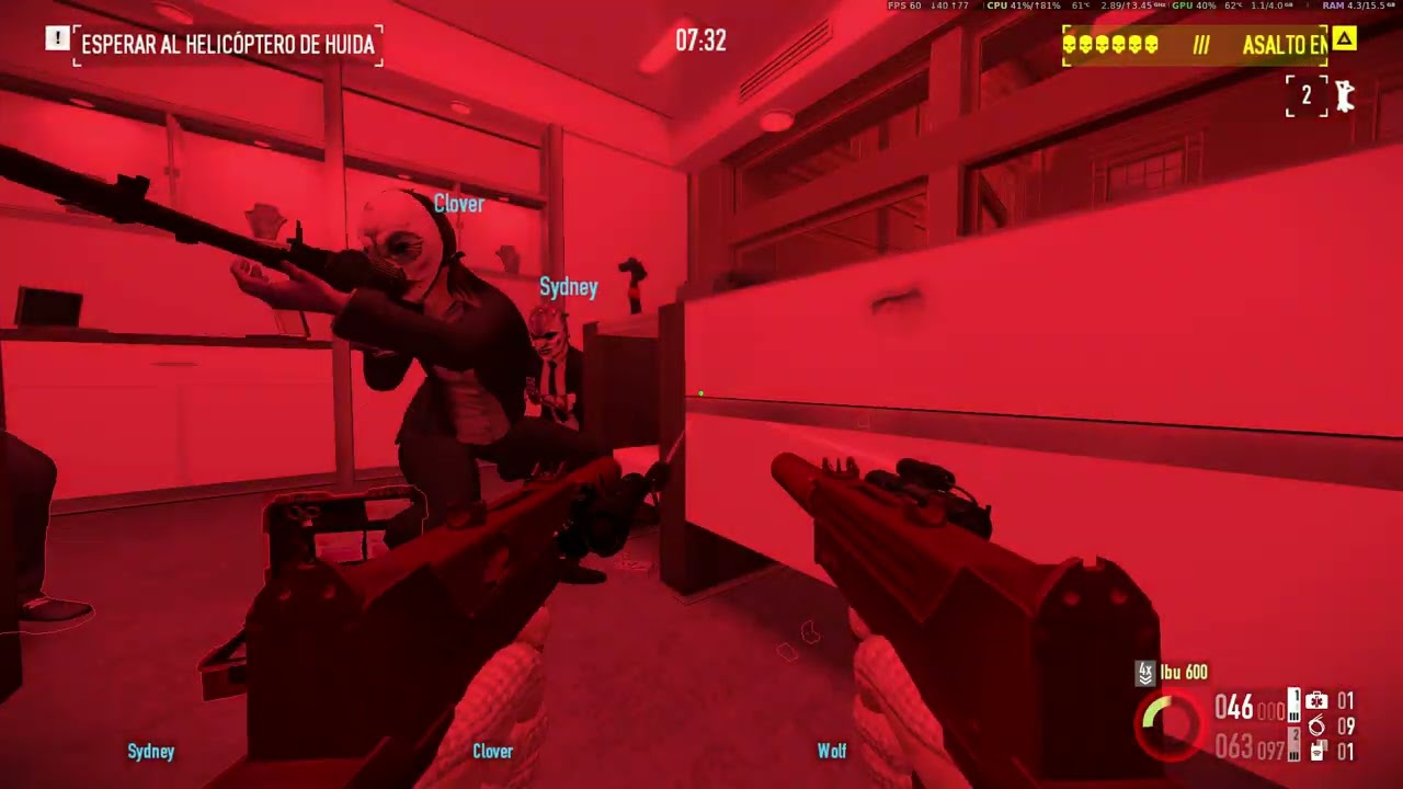 Payday 2 Manco juega Destrozacentros en Desolacion