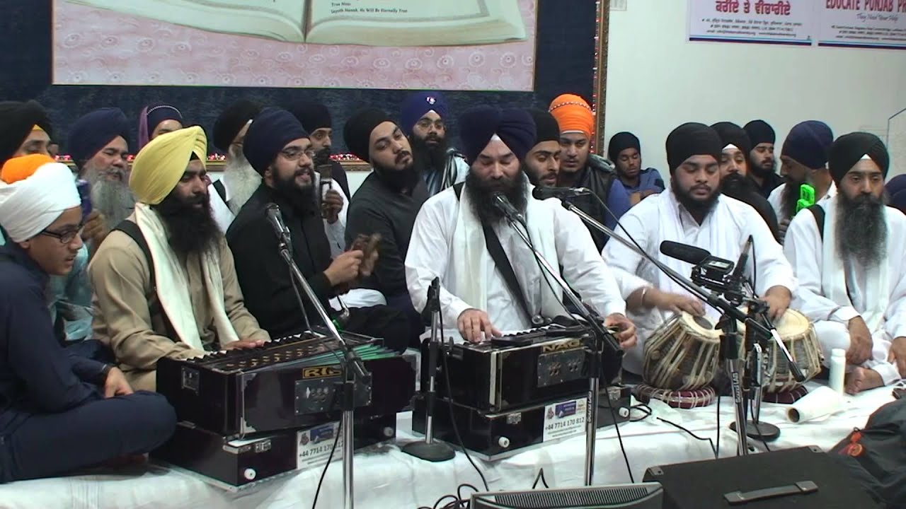 Manchester Rhensabhi December 2012 - Bhai Ranjit Singh Jammu | Shabad Gurbani Keertan