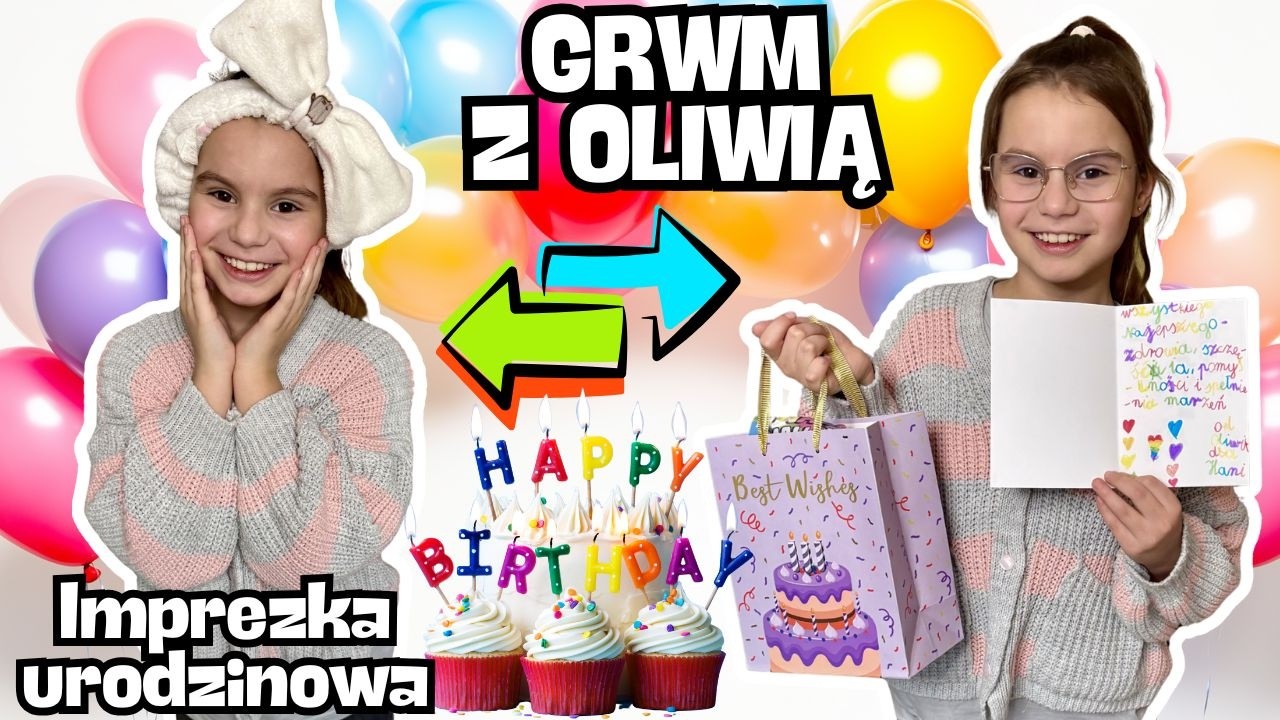 GET READY WITH ME na imprezę urodzinową💖🥳