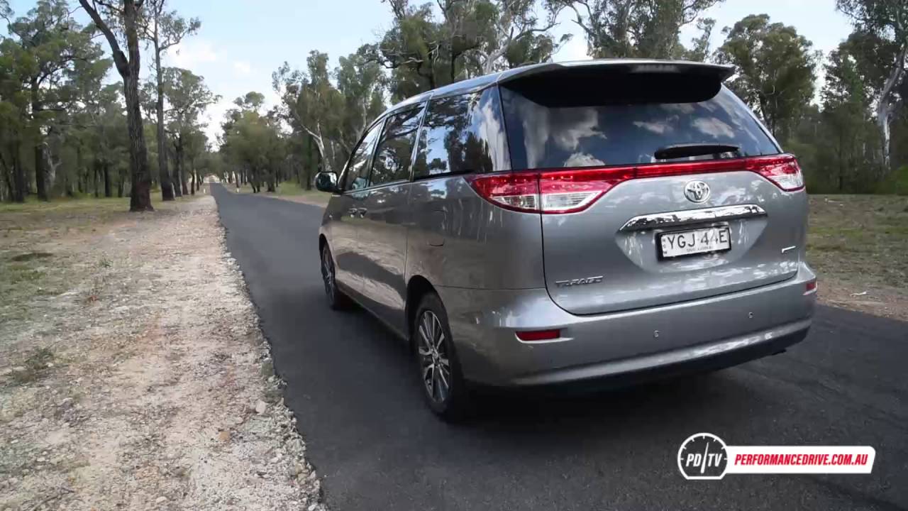 2016 Toyota Tarago V6 Ultima 0-100km/h & engine sound