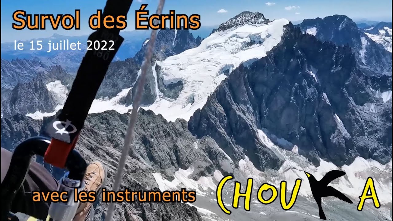 Parapente Barre des Ecrins, la Meije, Pelvoux, Ailefroide