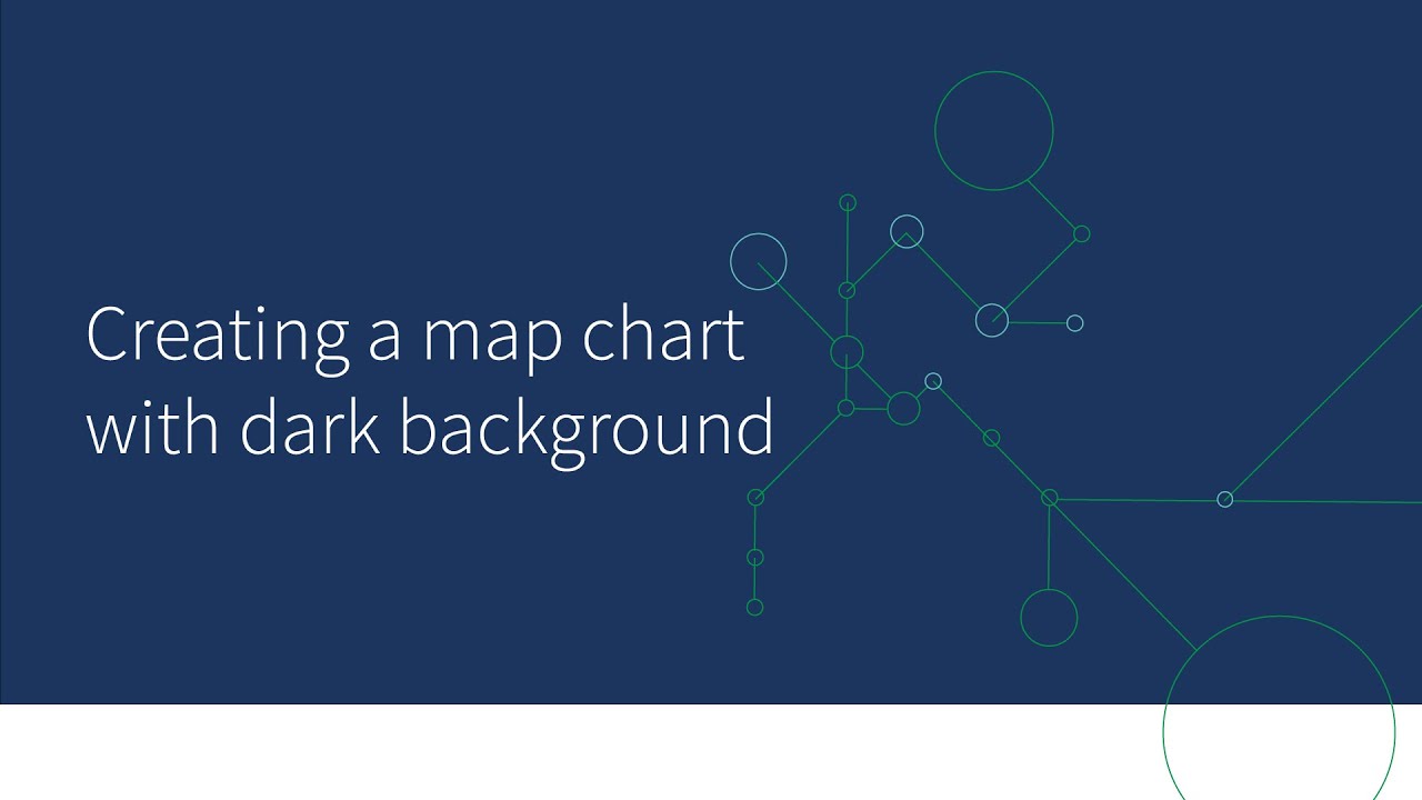 Creating a map chart with dark background