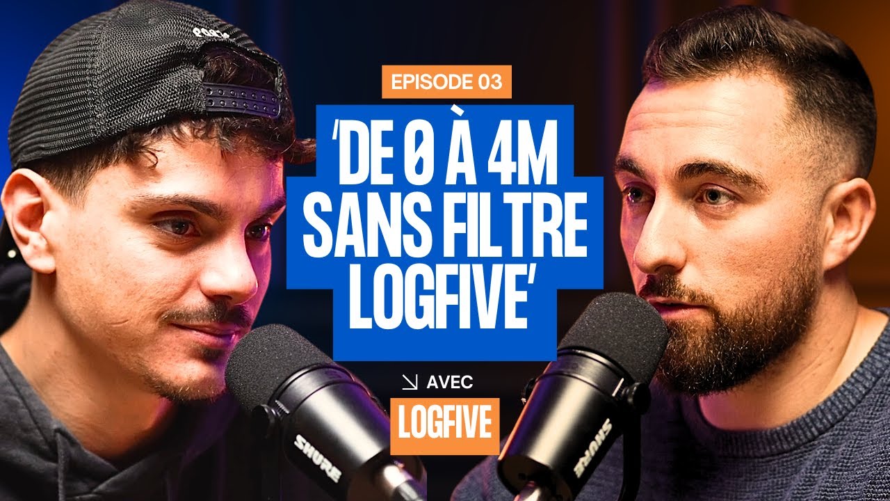 LOGFIVE : De 0 à 4 Millions d’Abonnés sur TikTok grâce à l’Humour et l’Authenticité | Podcast #03