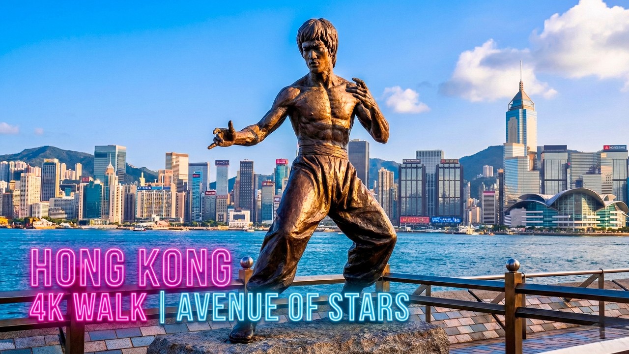 Hong Kong Avenue of the Stars Walking Tour 2026 | 4K 60FPS HDR [Daytime]