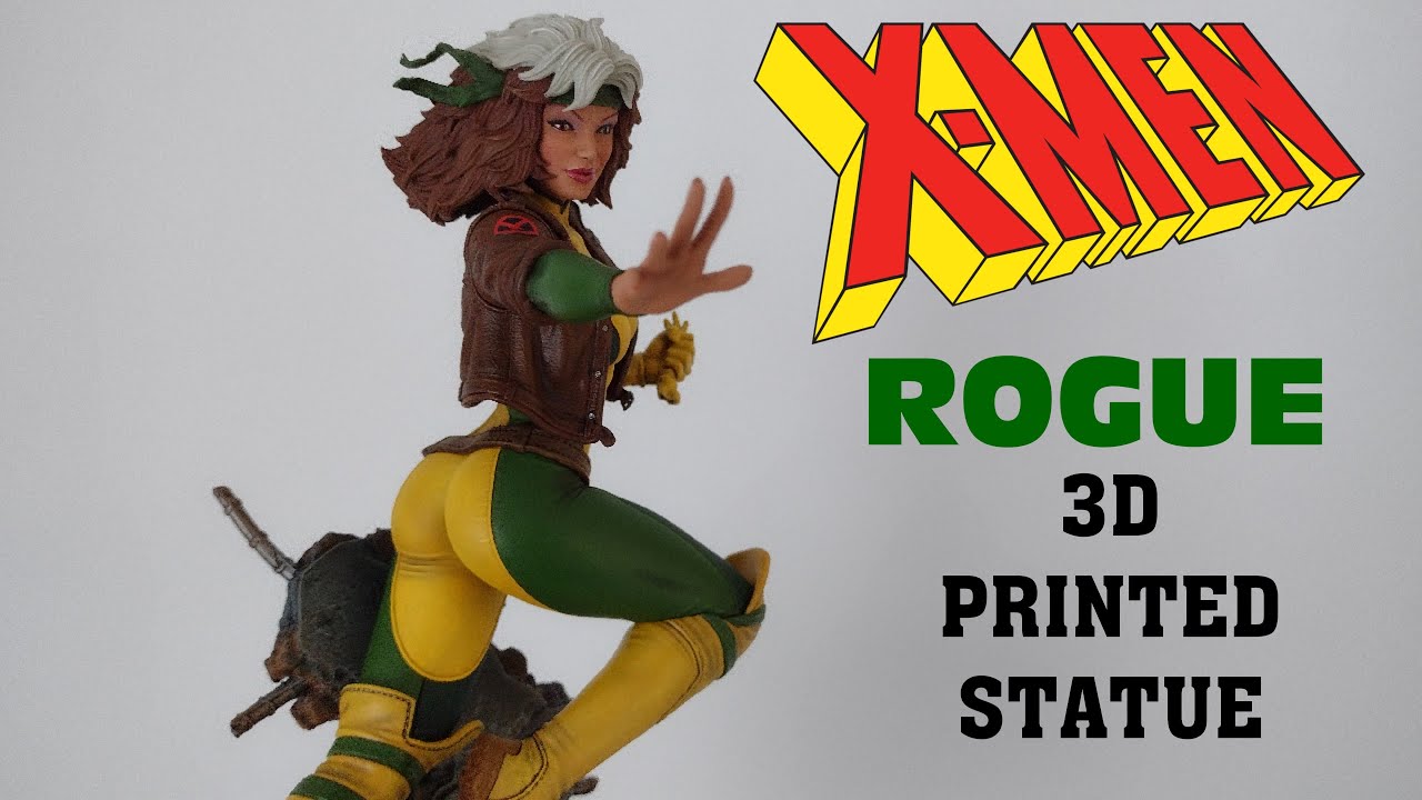 Rogue — Люди Икс 90-х Marvel — Как я сделал собственную 3D-печатную статуэтку