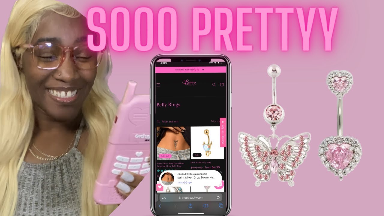 My Belly Ring Collection Part 1 | Belly Ring Haul | About my Body Jewelry from Breo Beauty LLC