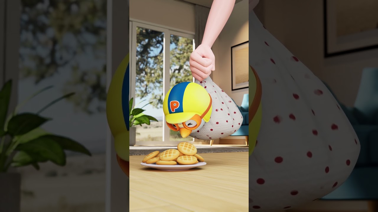 Mau makan camilan! 🍪 #mukbang  #shorts#pororoindonesia #missionimpossible