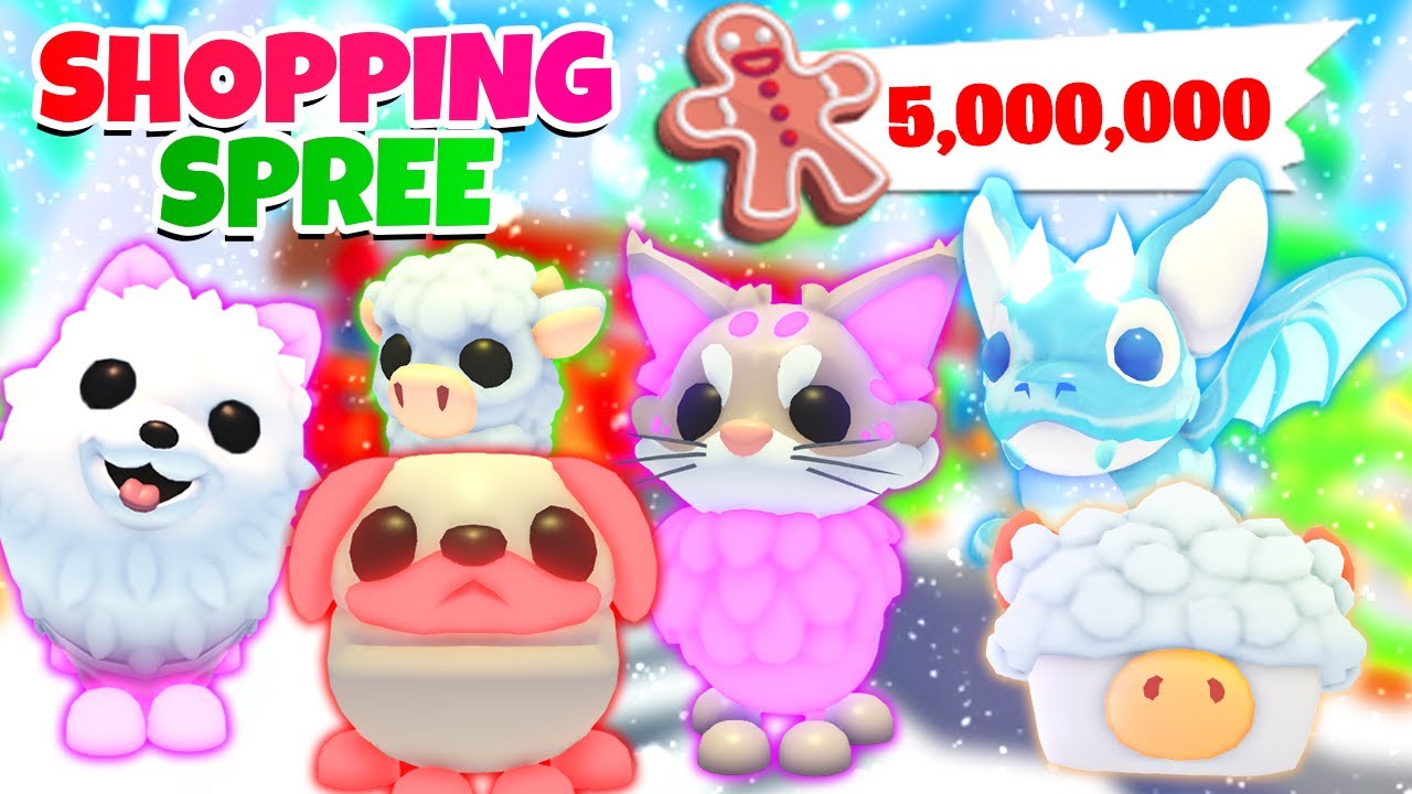 5 MILLION Gingerbread SHOPPING SPREE | Roblox Adopt Me Christmas 2025 🎄💸