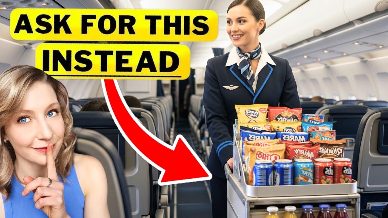 21 Surprising Things You Can Get for FREE on a Flight In 2025! (There's a SECRET MENU!)