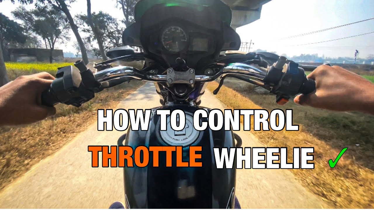 HOW TO CONTROL THROTTLE ON WHEELIE ✅ #howtowheelie #bikestunt #wheelietutorial