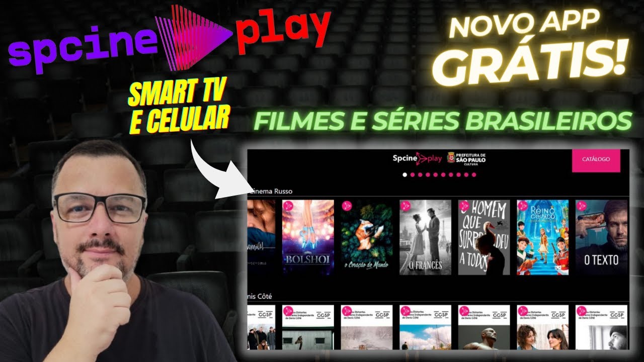 APP SPCINE PLAY | FILMES, S&Eacute;RIES e DOCUMENT&Aacute;RIOS BRASILEIROS para SMART TV e CELULAR
