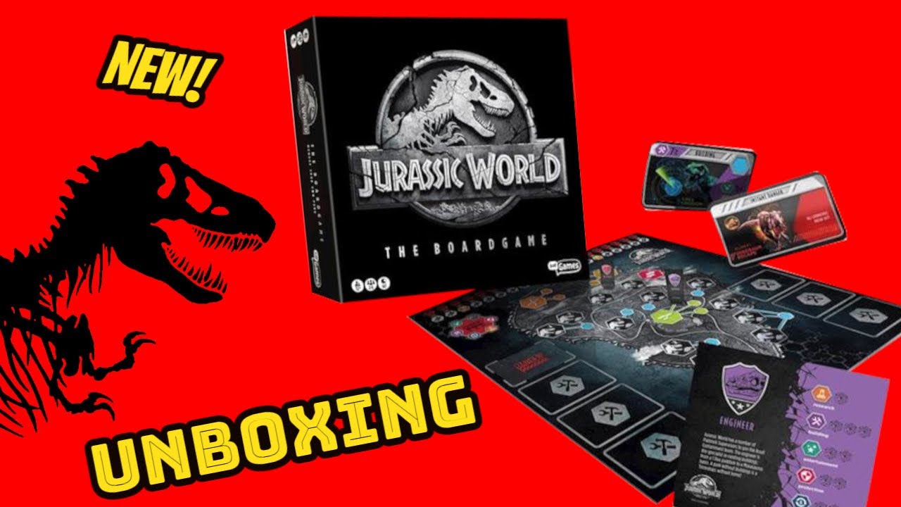 🦖 Jurassic World - Juego de mesa - Unboxing en español.