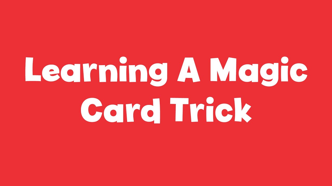 At Home With Clifford | Magic Card Trick