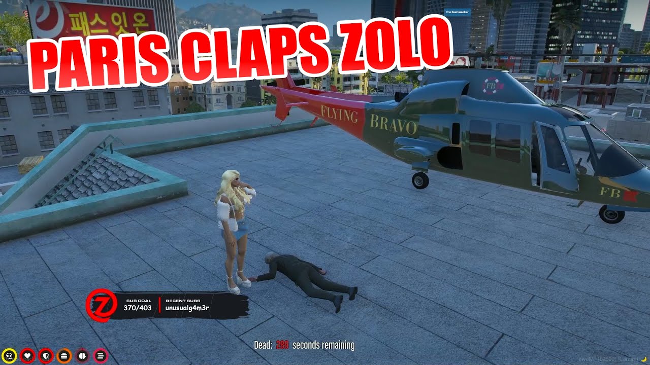 Paris CLAPS Zolo Ontop Of CG Cubby 😲 | NoPixel RP | GTA | CG